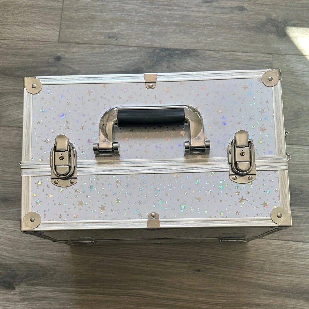 Holographic Star Makeup Train Case - Joliegrace